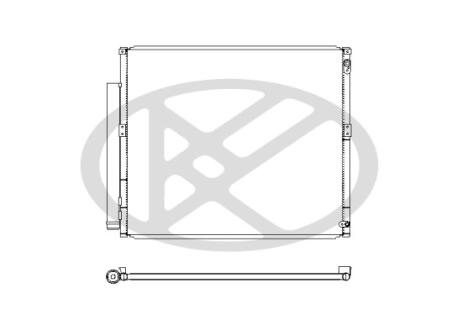 Радиатор кондиционера в сборе. KOYORAD CD010460M
