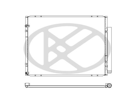 Радиатор кондиционера в сборе. KOYORAD CD010482M