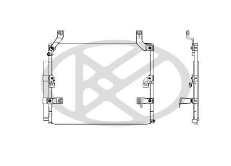 Радиатор кондиционера в сборе. KOYORAD CD010555