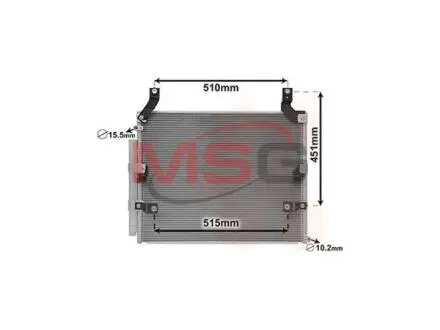 Радиатор кондиционера в сборе. KOYORAD CD010555