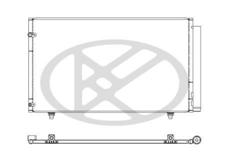 Радіатор кондиціонера KOYORAD CD010888M