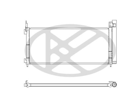 Радиатор кондиционера в сборе. KOYORAD CD011101