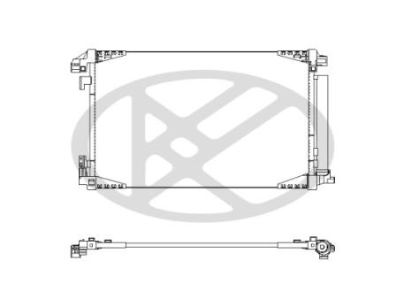 Радиатор кондиционера в сборе. KOYORAD CD011186