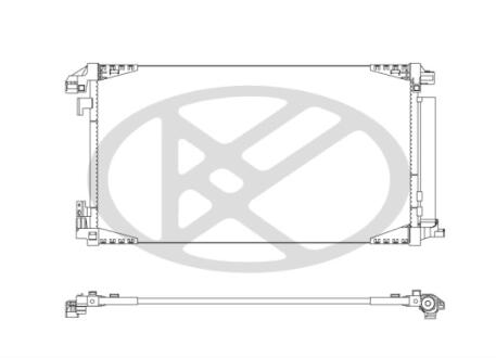 Радиатор кондиционера KOYORAD CD011290
