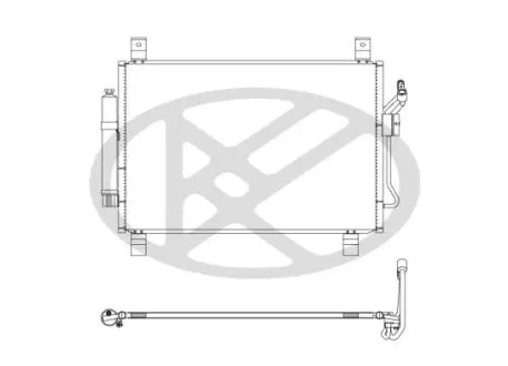 Радиатор кондиционера в сборе. KOYORAD CD020668