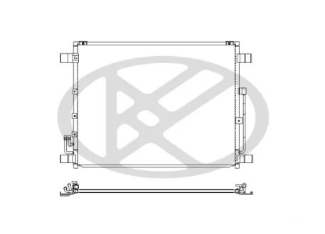 Радиатор кондиционера koyoair KOYORAD CD020681