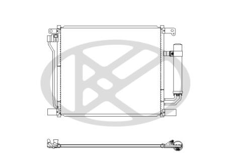 Радиатор кондиционера KOYORAD CD021102