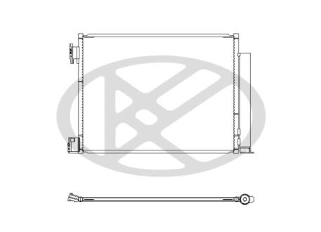 Радиатор кондиционера KOYORAD CD021313