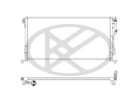 Радіатор кондиціонера KOYORAD CD030533