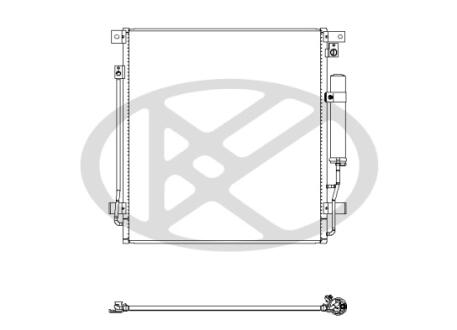 Радиатор кондиционера KOYORAD CD031058