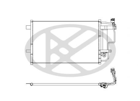 Радиатор кондиционера KOYORAD CD060485