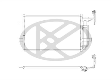 Радиатор кондиционера KOYORAD CD060682