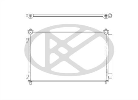 Радиатор кондиционера KOYORAD CD060772