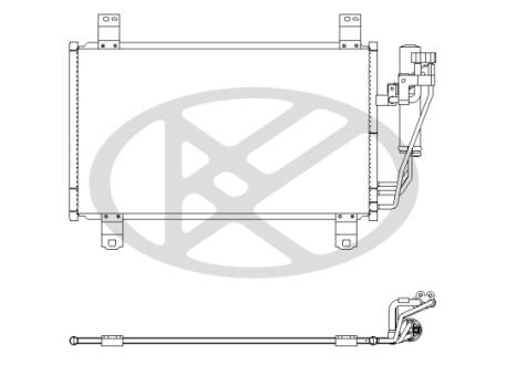 Радиатор кондиционера KOYORAD CD060936