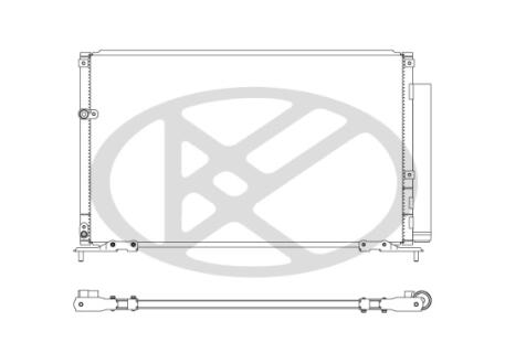 Радиатор кондиционера KOYORAD CD080383M