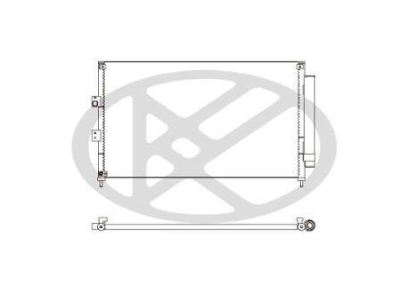 Радиатор кондиционера KOYORAD CD080595
