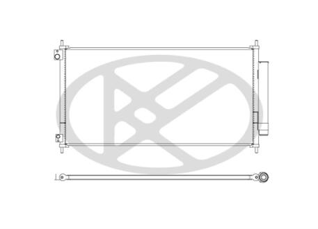 Радиатор кондиционера KOYORAD CD080777M