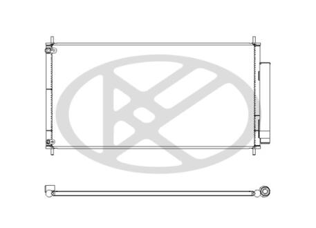 Радиатор кондиционера KOYORAD CD080858M
