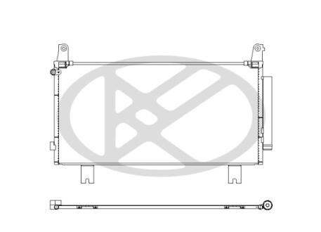 Радиатор кондиционера KOYORAD CD081098