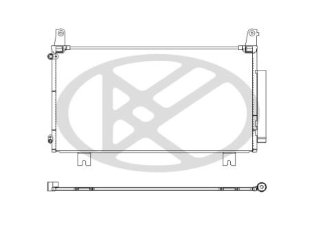 Радиатор кондиционера KOYORAD CD081099