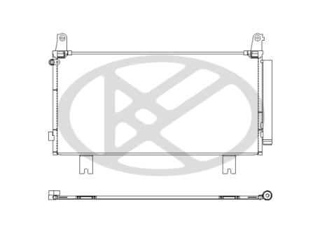 Радиатор кондиционера KOYORAD CD081194