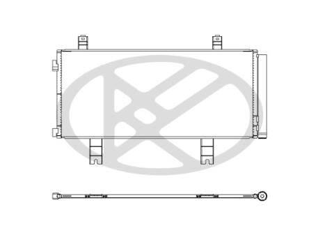 Радиатор кондиционера KOYORAD CD081201