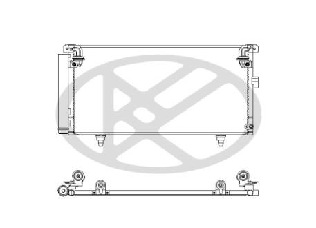 Радиатор кондиционера в сборе. KOYORAD CD090397M