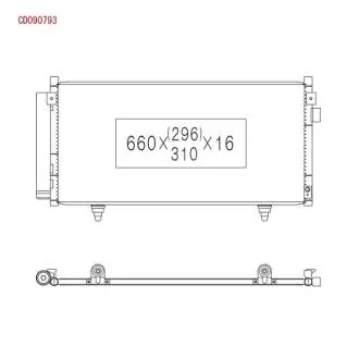 Радіатор кондиціонера KOYORAD CD090793