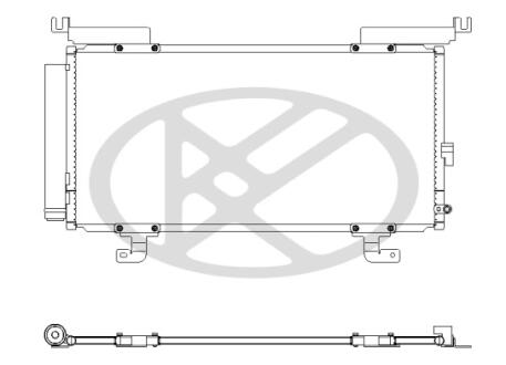 Радиатор кондиционера KOYORAD CD090900