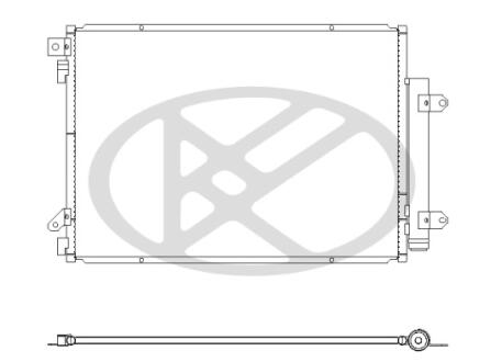 Радиатор кондиционера KOYORAD CD100925