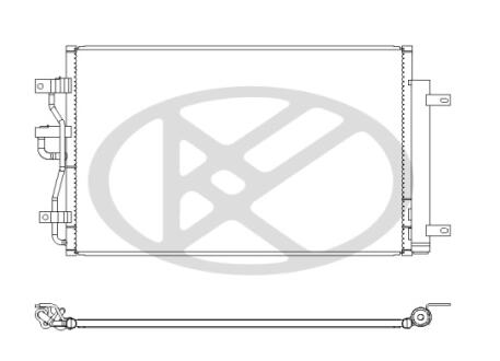 Радиатор кондиционера KOYORAD CD310968