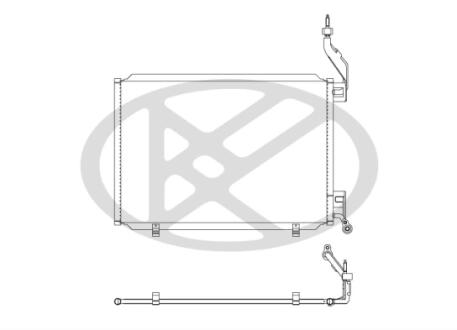 Радиатор кондиционера KOYORAD CD320688