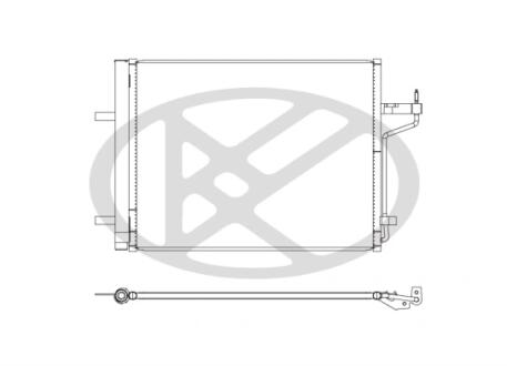 Радиатор кондиционера KOYORAD CD320748