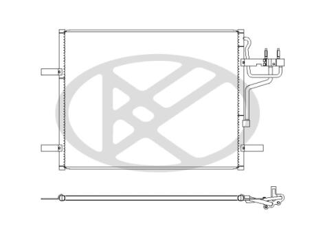 Радиатор кондиционера KOYORAD CD320836
