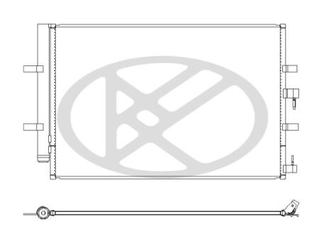 Радиатор кондиционера KOYORAD CD320908