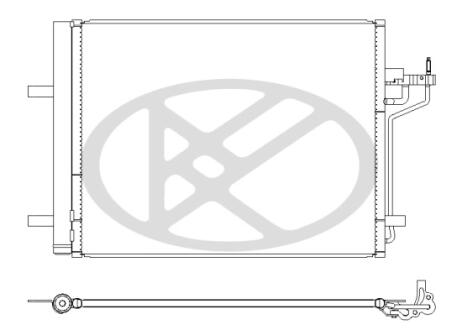 Радиатор кондиционера KOYORAD CD320991