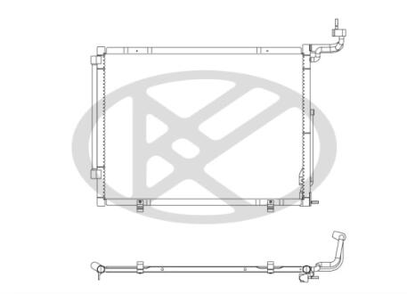 Радиатор кондиционера KOYORAD CD321214