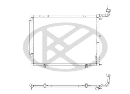 Радиатор кондиционера KOYORAD CD321214