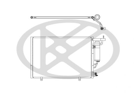 Радиатор кондиционера KOYORAD CD321230C