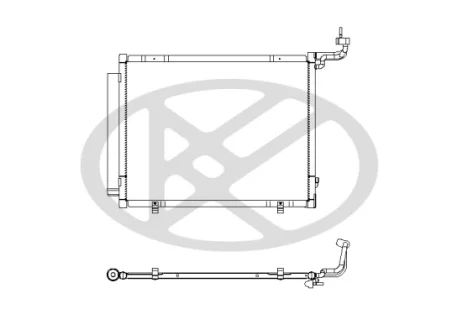 Радиатор кондиционера koyoair KOYORAD CD321346M