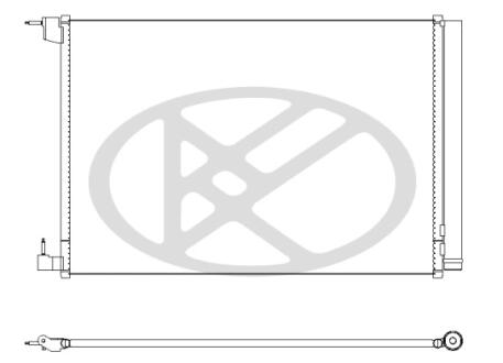 Радиатор кондиционера KOYORAD CD411011