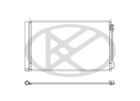 Радиатор кондиционера KOYORAD CD411053