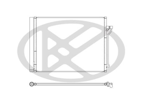 Радиатор кондиционера KOYORAD CD420849