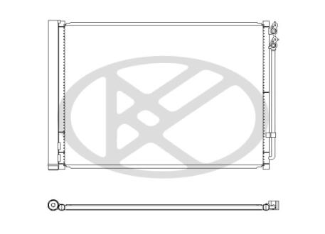 Радиатор кондиционера KOYORAD CD420875