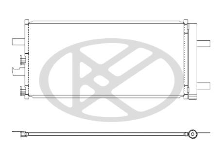 Радиатор кондиционера KOYORAD CD421009
