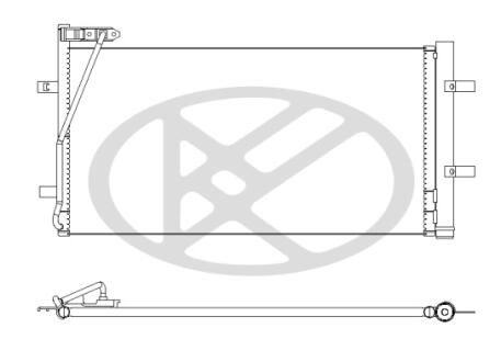 Радіатор кондиціонера KOYORAD CD441007