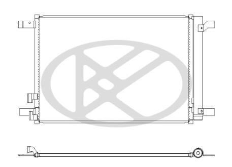 Радиатор кондиционера KOYORAD CD441008