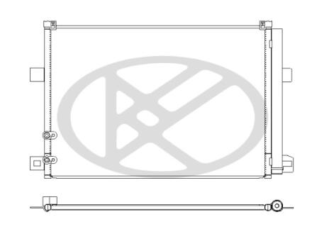Радиатор кондиционера KOYORAD CD450852M