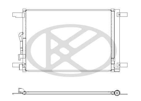 Радиатор кондиционера KOYORAD CD450921