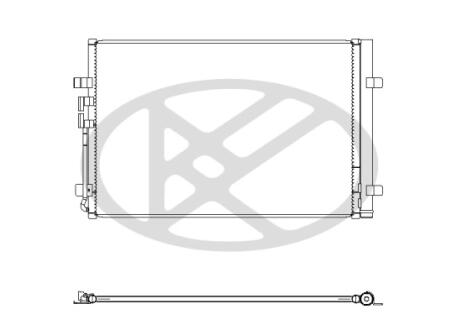 Радиатор кондиционера KOYORAD CD451196